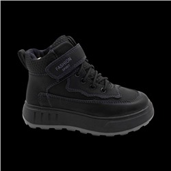 Ботинки зимние на меху А2442 черные