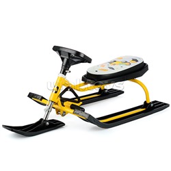 Игрушка Снегокат детский 122 "Toys" классический с рисунком (желтый)