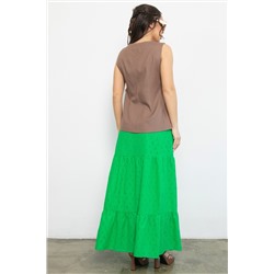 Юбка Муар (зелёный)