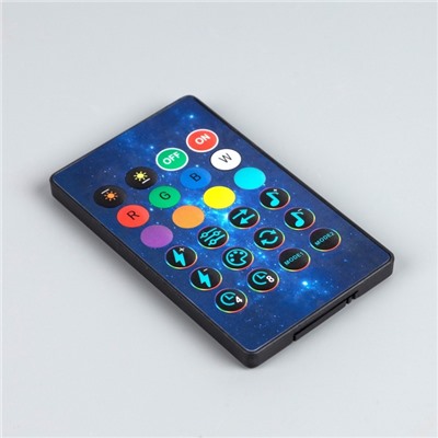 УЦЕНКА Гирлянда «Бахрома», 2×0.4 м, IP20, USB, приложение, серебристая нить, свечение RGB