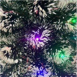 Елка новогодняя искусственная диодная с белыми кончиками