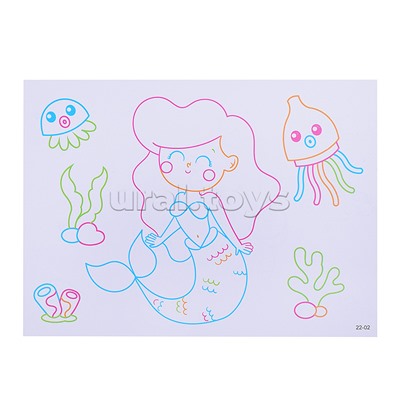 Доска для рисования "Единорог 3D" в коробке