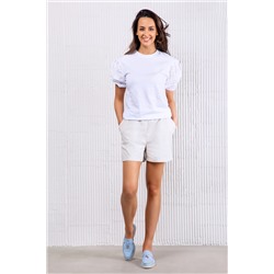 324MLK Шорты льняные женские