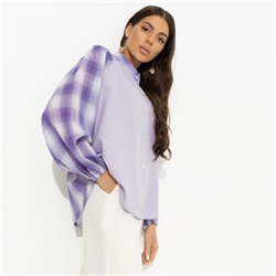 Рубашка с акцентными рукавами, Пропуск в мир роскоши (new)