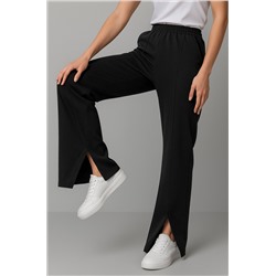 Брюки палаццо для девочки из футера Happyfox