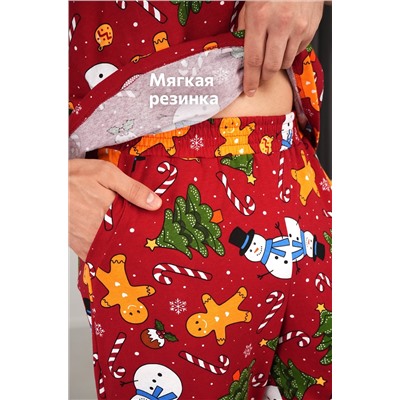 Мужская новогодняя пижама Happyfox