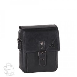 Сумка мужская кожаная 3010-1TR black Tough Ruder