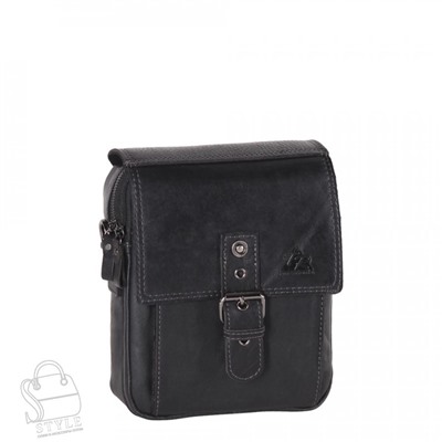 Сумка мужская кожаная 3010-1TR black Tough Ruder