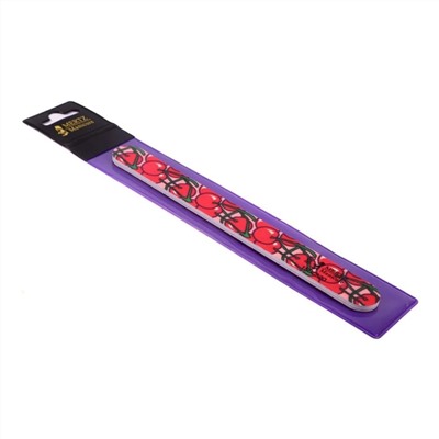 Mertz Пилка для ногтей цветная 893, 150/220 грит, вишенки 1686