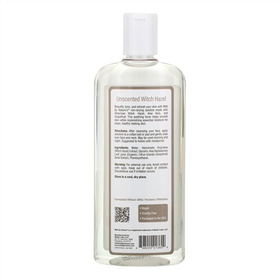 Mild By Nature, Гамамелис, без запаха, без спирта, 355 мл (12 жидк. унций)