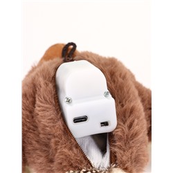 Интерактивная игрушка для животных «Воробей», коричневая