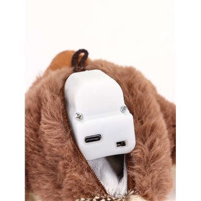 Интерактивная игрушка для животных «Воробей», коричневая