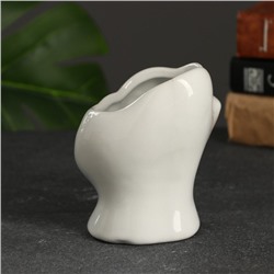 Стакан под зубную щётку «Кошка», 8×10×12 см, фарфор