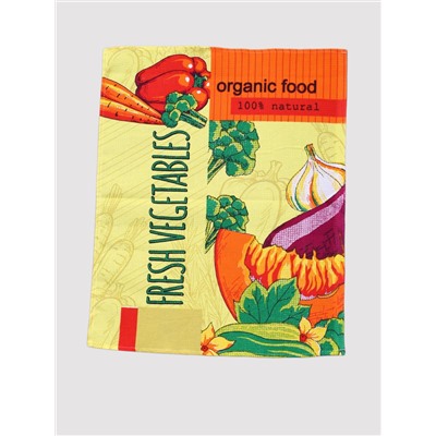 Текстильное изделие ЗДОРОВАЯ ПИЩА (48х58) желтый