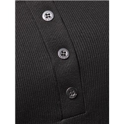 Футболка из трикотажа в широкий рубчик