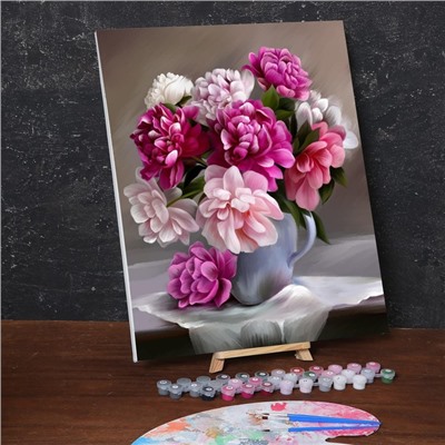 Картина по номерам на холсте с подрамником «Букет», 40×50 см