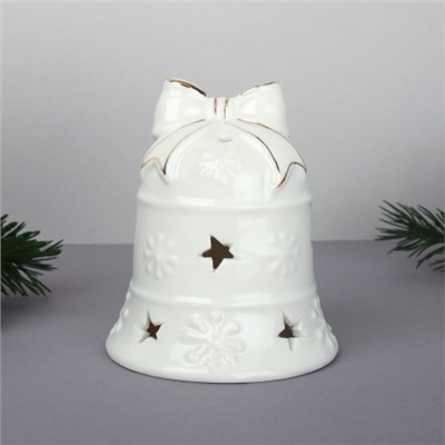 Фигурка Колокольчик с подсветкой 10 см / YZ23775 /уп 48/Новый год