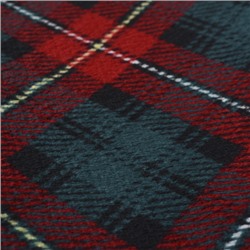 Плед флисовый 150х200 см Зеленый в клетку / GP611-6 /уп 20/100/ 714084 новогодний
