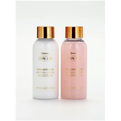 Подарочный набор: гель для душа и крем для тела 2 шт. × 100 мл, ароматическая свеча, URAL LAB