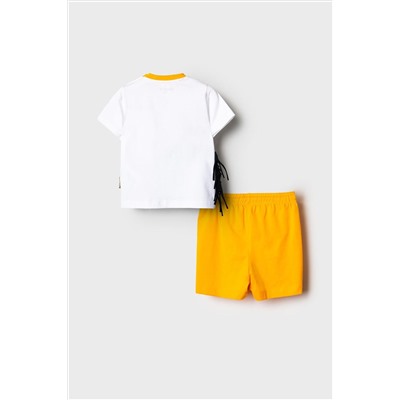 Комплект детский трикотажный для мальчиков: джемпер (футболка), шорты PLAYTODAY, 1243361