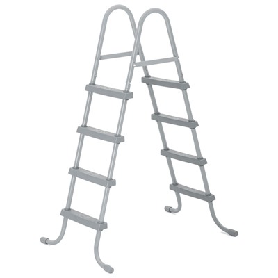 УЦЕНКА Бассейн каркасный Power Steel, 488×122 см, фильтр-насос, тент, лестница, 56725 Bestway