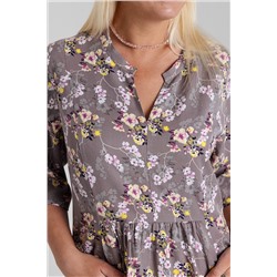 Платье штапель  6143/06/Мокко