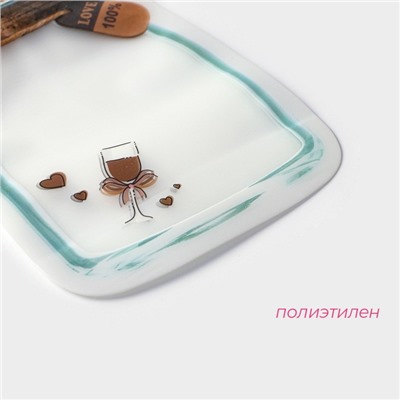 Набор пакетов для хранения продуктов Доляна «Милахи», застёжка zip-lock, 3 шт., 10.2×15 см, 13.5×19.8 см, 16.8×24.8 см