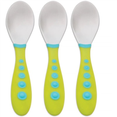 NUK, First Essentials, Kiddy Cutlery Spoons, 18+ Months, 3 Pack