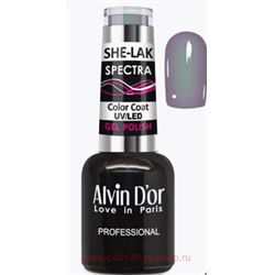 Alvin D`or Лак для ногтей  She-lak Spectra тон 6703 мятная спектра 12мл