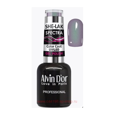 Alvin D`or Лак для ногтей  She-lak Spectra тон 6703 мятная спектра 12мл