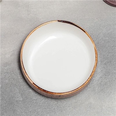 Миска «Винтаж», 450 мл, d=14 см, штабелируемая, коричневая