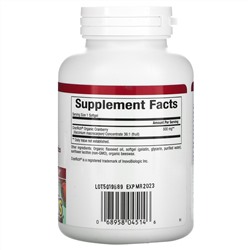 Natural Factors, CranRich, Клюква, Супер сила, 90 гелевых капсул