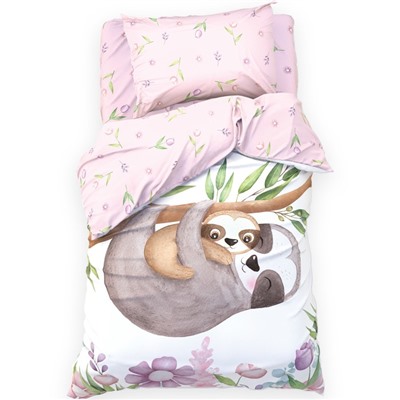 Постельное бельё 1.5-спальное «Этель» Fall in love, бязь