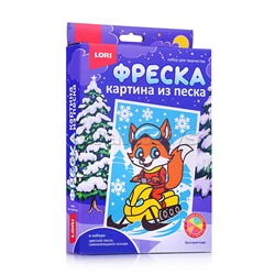 Фреска. Картина из песка "Быстрая езда"