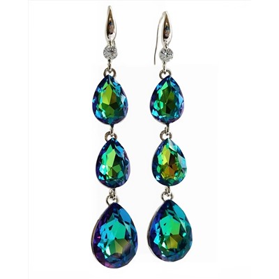 Серьги с чешскими кристаллами