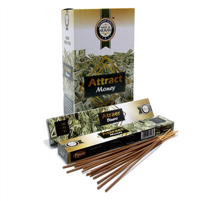 Благовония Made In Heaven Attract Money аромапалочки Привлекающие деньги 15 гр. (10-15 шт.)