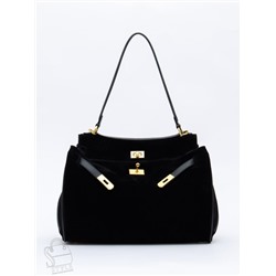 Сумка женская кожаная 2320YF black Polina&Eiterou