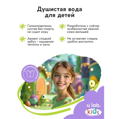 Душистая вода детская «Монстрики», 30 мл, аромат арбузная жвачка