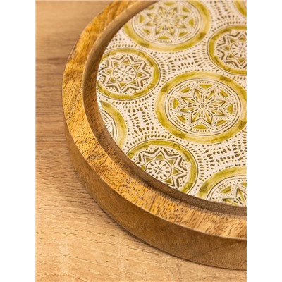 Клош стеклянный, 18×18×20.5 см, дерево