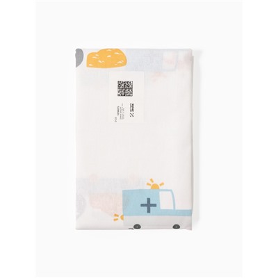 Пелёнка «Крошка Я. Машинки», 73×120 см, бязь 125 г/м², хлопок 100%