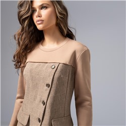 Свитшот приталенного силуэта, Вкус победы (мокка)