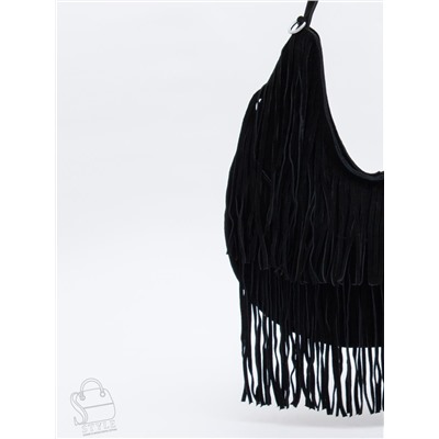 Сумка женская кожаная 5876P black Polina&Eiterou