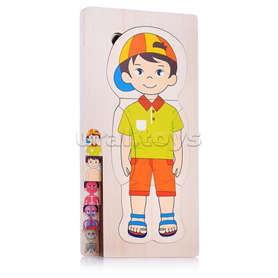 Пазл-вкладыш "Мальчик