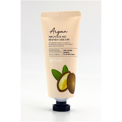 MCNALLY - КРЕМ ДЛЯ РУК С МАСЛОМ АРГАНЫ ARGAN SIGNATURE HAND CREAM, 100 МЛ