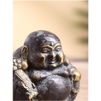 Сувенир «Хотэй», 7×7×8 см, бронза
