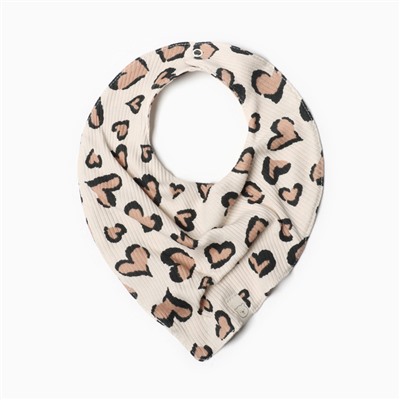 Набор слюнявчиков на кнопках «Крошка Я» Leo love, 2 шт.