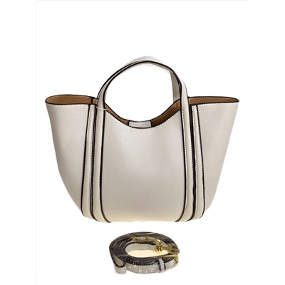 Женская сумка из искусственной кожи, цвет белый