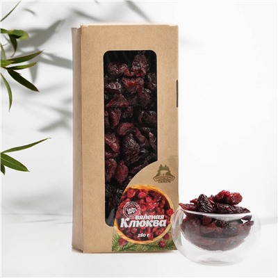 Клюква вяленая / 250 г / ТМ Территория тайги