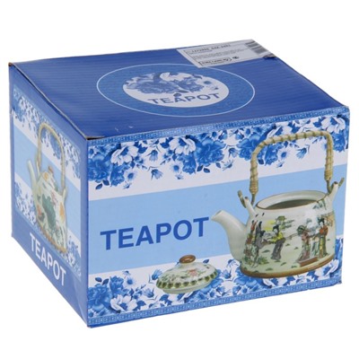 УЦЕНКА Чайник заварочный с металлическим ситом «Белые облака», 600 мл