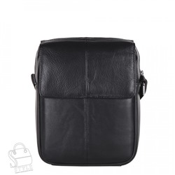 Сумка мужская кожаная 2082BSH black Heanbag